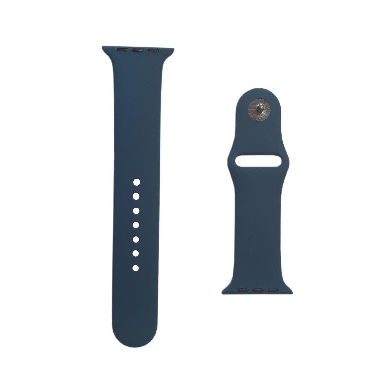 Curea din silicon pentru Apple Watch, compatibil cu dimensiunea 42/44 mm, Albastru Cianura, BBL1799
