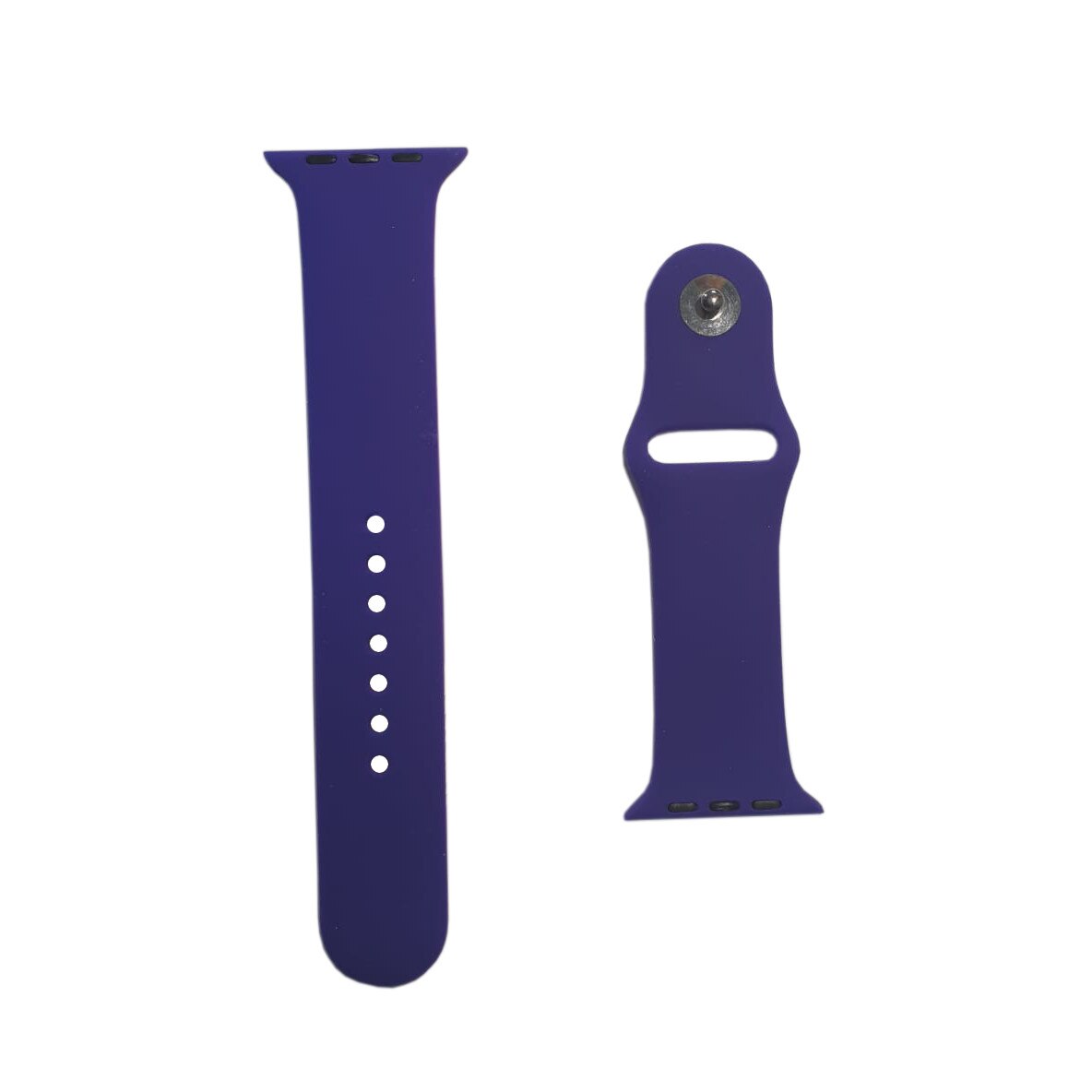 Curea din silicon pentru Apple Watch, compatibil cu dimensiunea 42/44 mm, Mov inchis, BBL1755