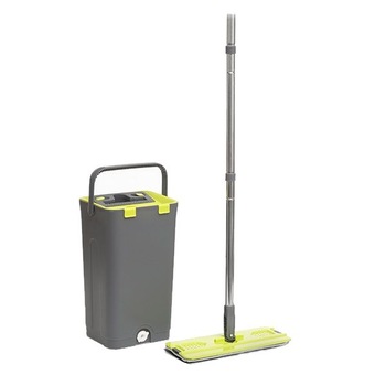 Mop spalator cu galeata cu actiune dubla Swiftmop InnovaGoods Mop spalator cu galeata cu actiune dubla Swiftmop InnovaGoods
