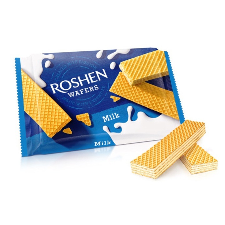 Roshen Wafers Nápolyi Tejes krémmel 72g