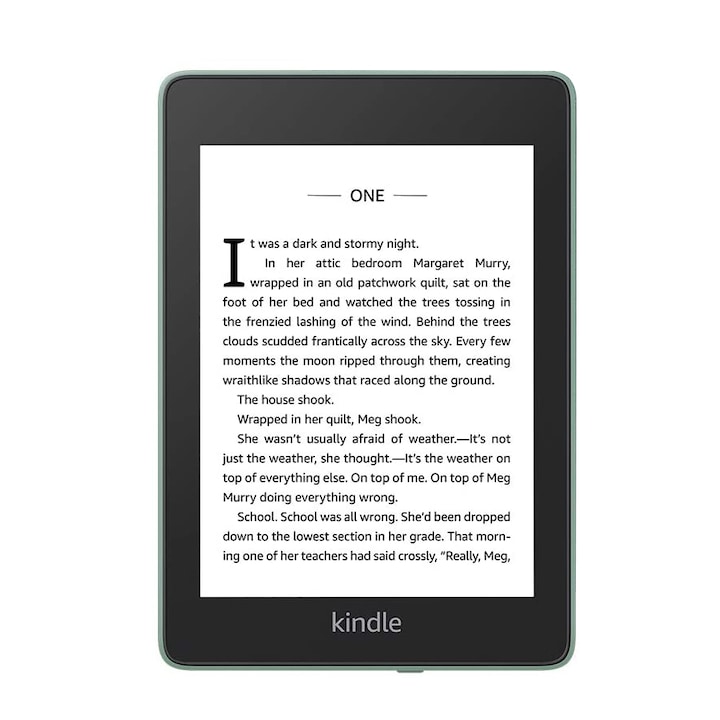 Kindle Paperwhite 2018 e-Book olvasó, 300 ppi, Vízálló, 8GB, Zsálya