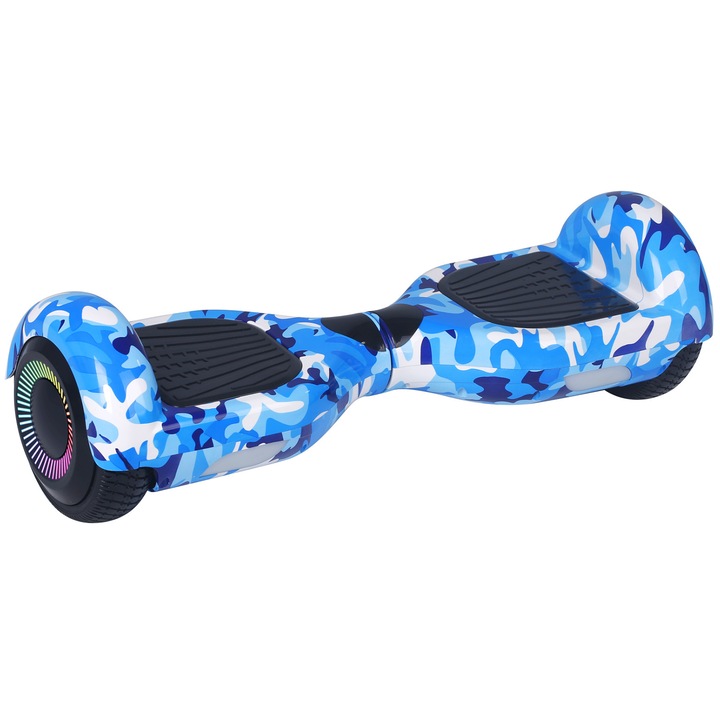 2Drive LED Series elektromos hoverboard, Kék-Fehér