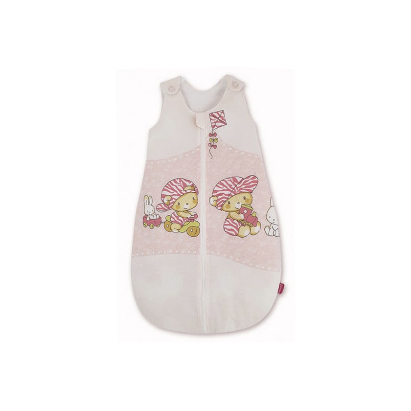 Sac de dormit, KidsDecor, vara 0.5 tog Hai la joaca roz 70 cm