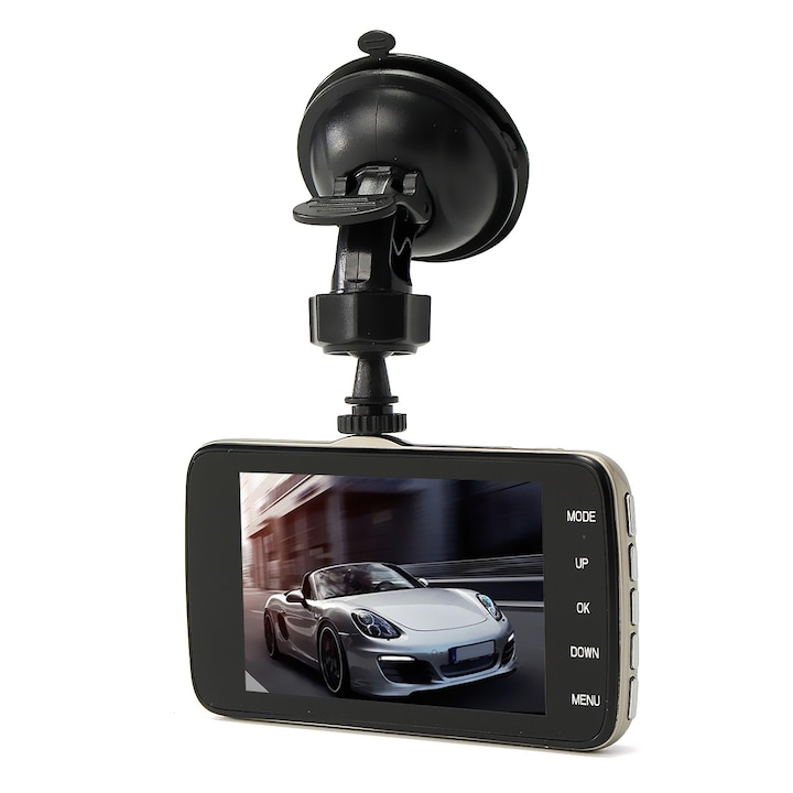 Menetrögzítő Full HD Autós kamera tolató kamerával Magyar menüvel