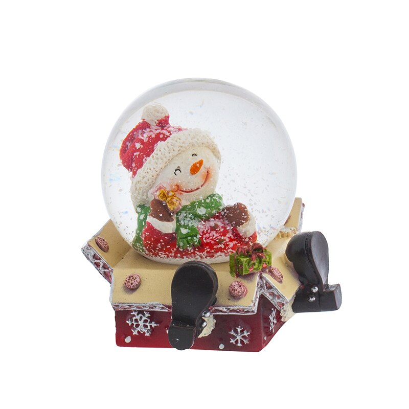 Prespapier Om de zapada, decor brad, JH126, Rosu