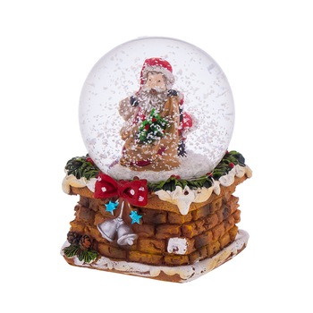 Mos Craciun prespapier, decor brad, JH130 Mos Craciun prespapier, decor brad, JH130