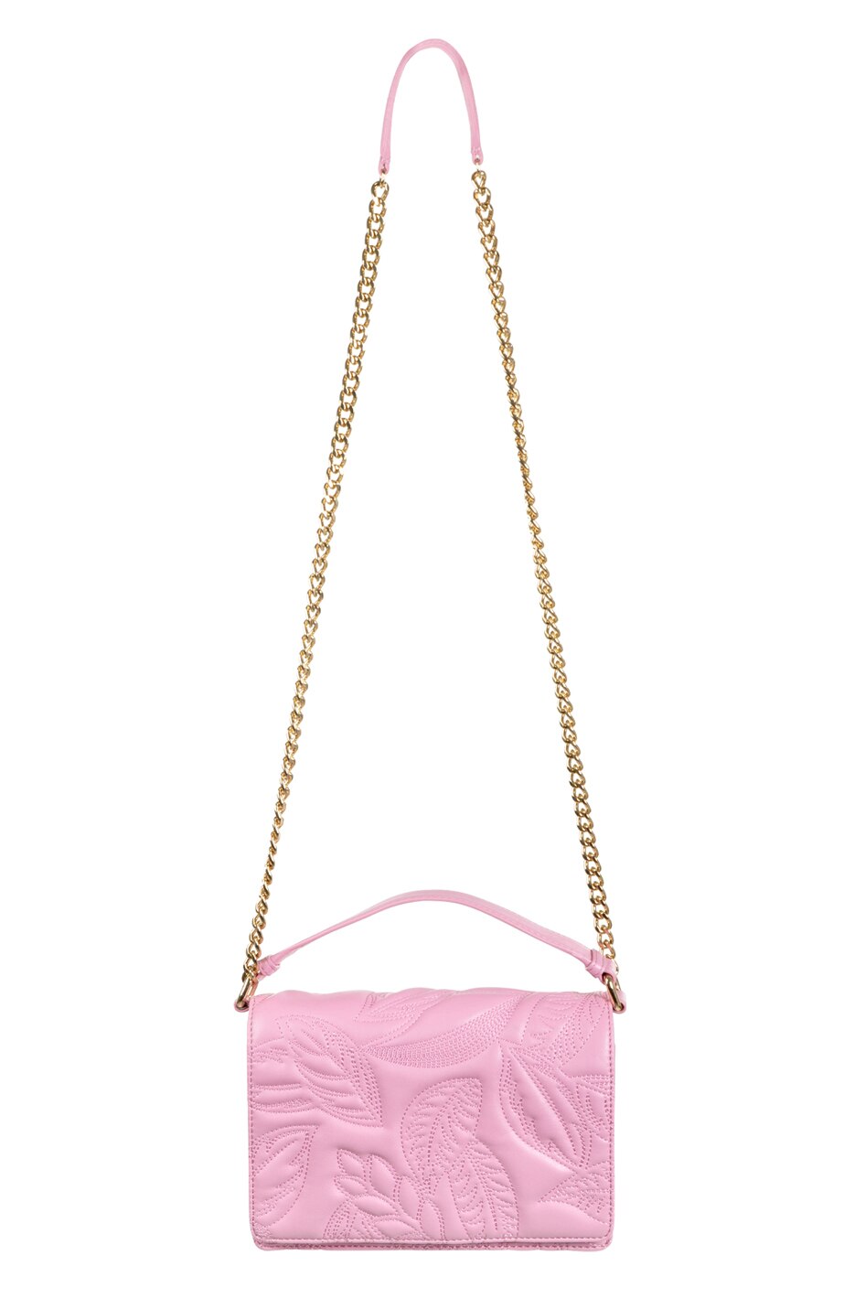 Geanta dama Love Moschino, bareta din lanturi, roz