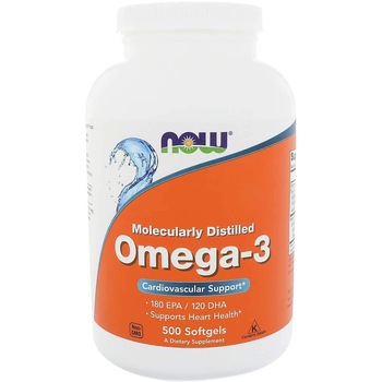 Supliment alimentar Now Foods Omega-3, 500 Capsule Supliment alimentar Now Foods Omega-3, 500 Capsule