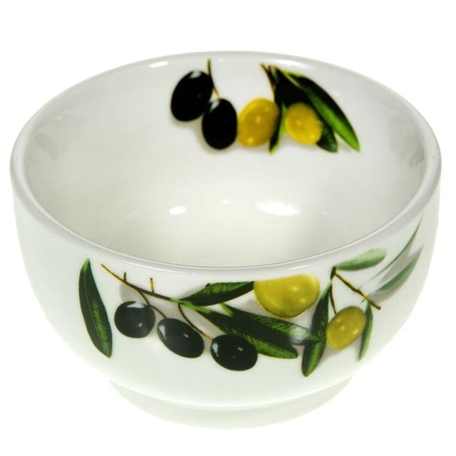 Set 3 Farfurii Felis, Alb Portelan 5 cm