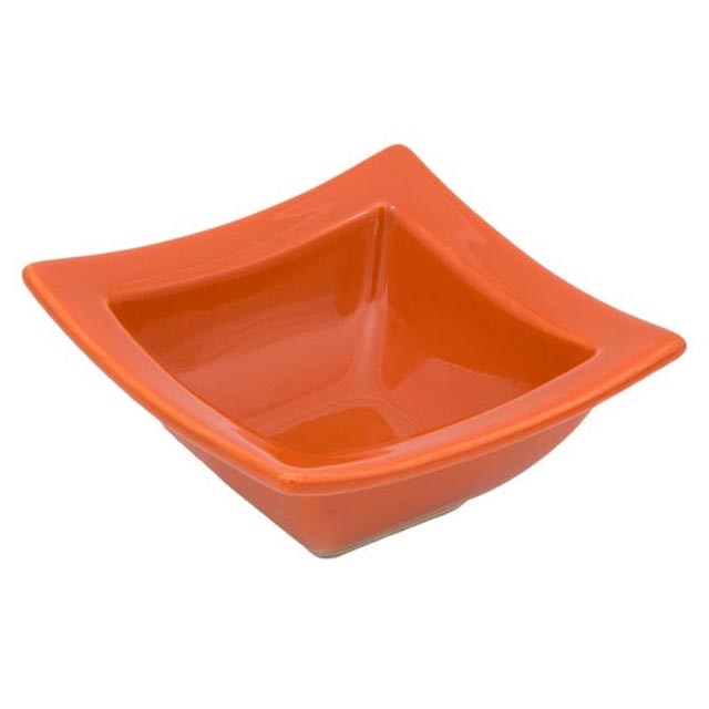 Set 3 Farfurii Felis, Portocaliu Ceramica 10 cm