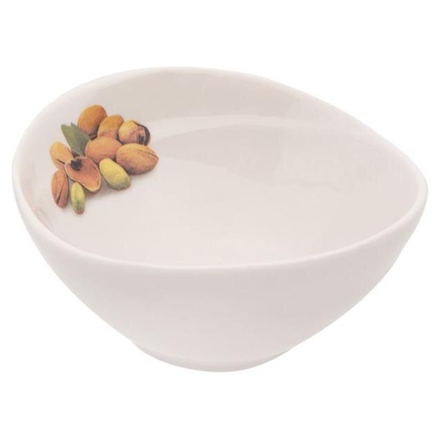 Set 3 Farfurii Felis, Alb Portelan 9.8 cm