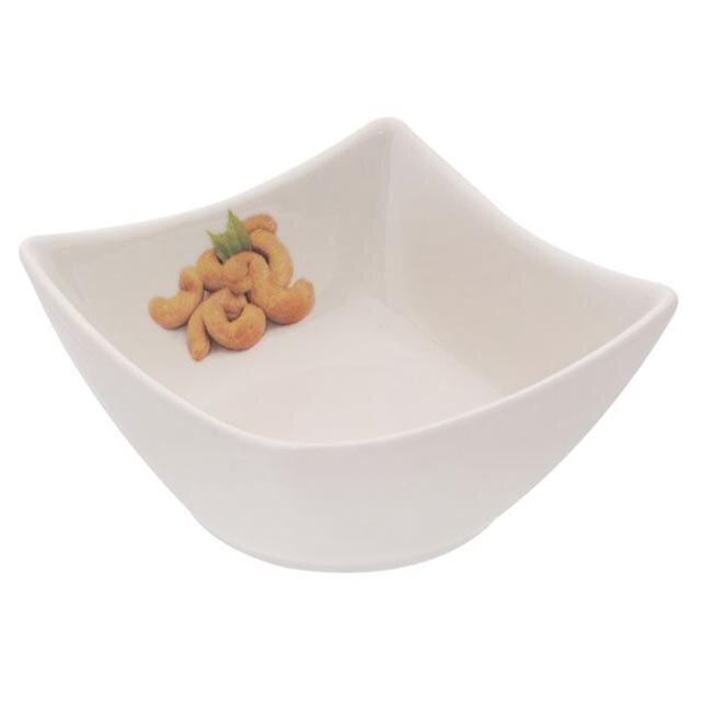 Set 3 Farfurii Felis, Alb Ceramica 9 cm