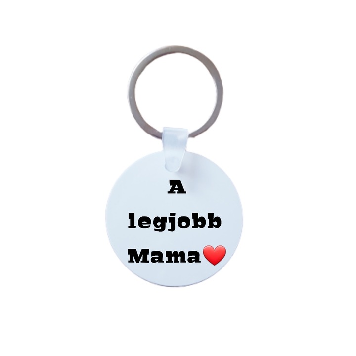 Legjobb mama kulcstartó (kerek)