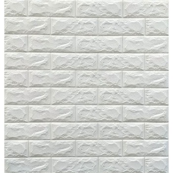 Tapet 3D Autoadeziv , design modern , dimensiuni 77x70cm , model caramida in relief , alb Tapet 3D Autoadeziv , design modern , dimensiuni 77x70cm , model caramida in relief , alb