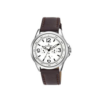 Ceas pentru barbati, Radiant, cu curea din piele, Maro Ceas pentru barbati, Radiant, cu curea din piele, Maro