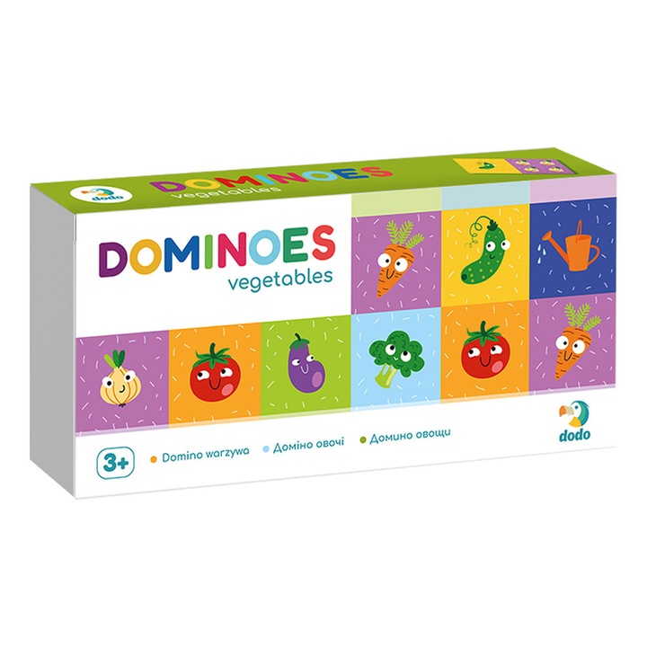 Domino Dodo, 28 elem, Zöldség