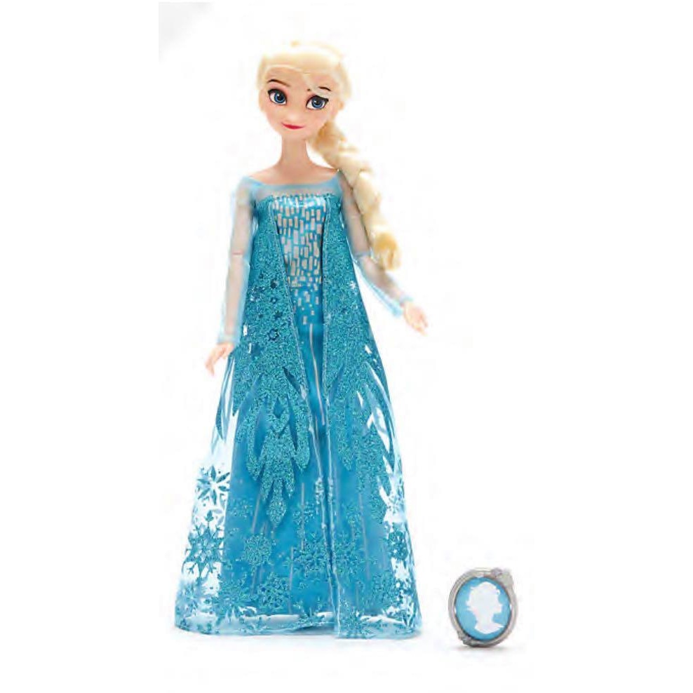 Papusa Elsa Classic, cu pandantiv, Disney, 28 cm