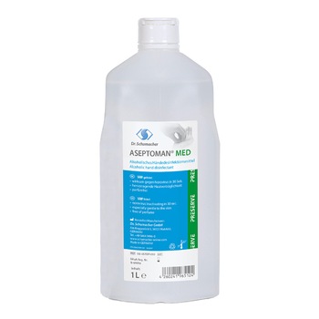 Dezinfectant alcoolic medical pentru maini, Doctor Schumacher, Aseptoman Med, 1 L Dezinfectant alcoolic medical pentru maini, Doctor Schumacher, Aseptoman Med, 1 L