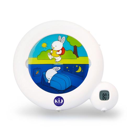 Ceas desteptator cu indicator pentru somn Pabobo Kid'Sleep Classic, alb