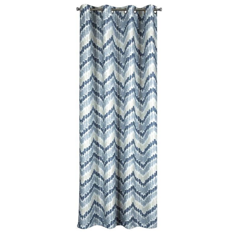 Perdea decorativa gri cu inele metalice, ANN 140x250 cm, Eurofirany, Argintiu