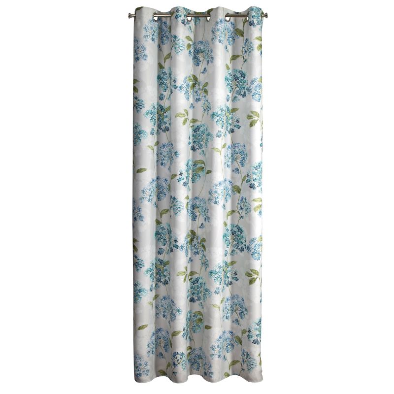 Perdea decorativa gri cu inele metalice, IDALIA 140x250 cm, Eurofirany