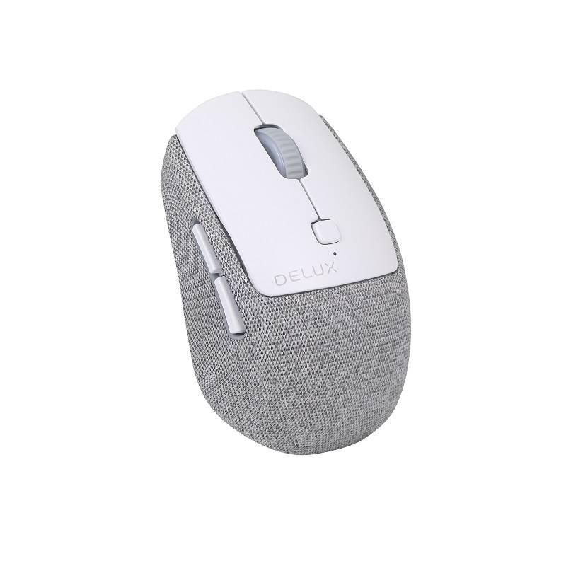 Mouse cu cablu Delux M520gx, 800-2400 DPI, Alb