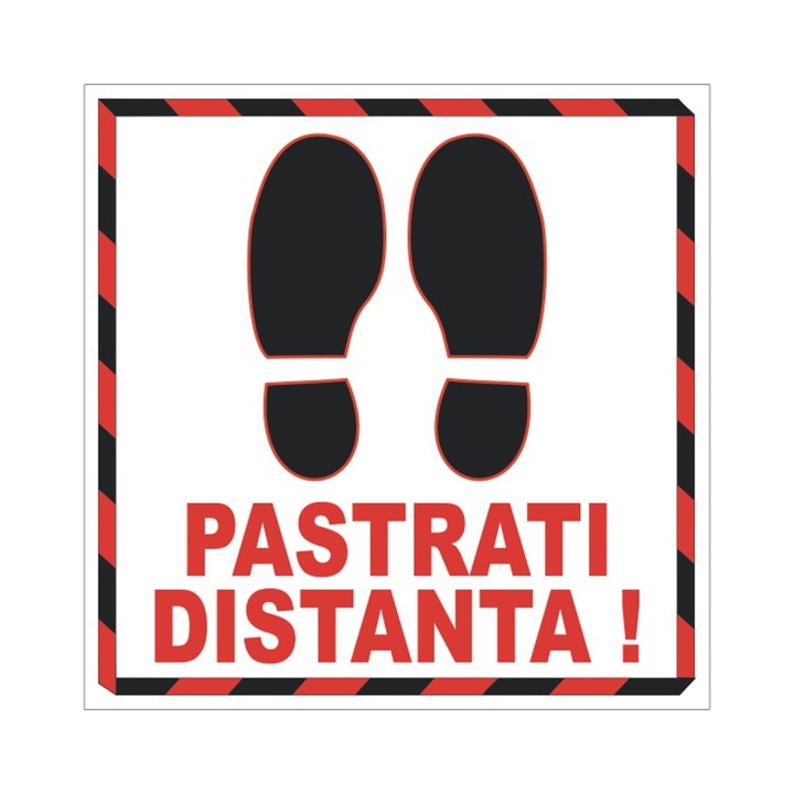 Autocolant pastrati distanta 22 cm x 22 cm