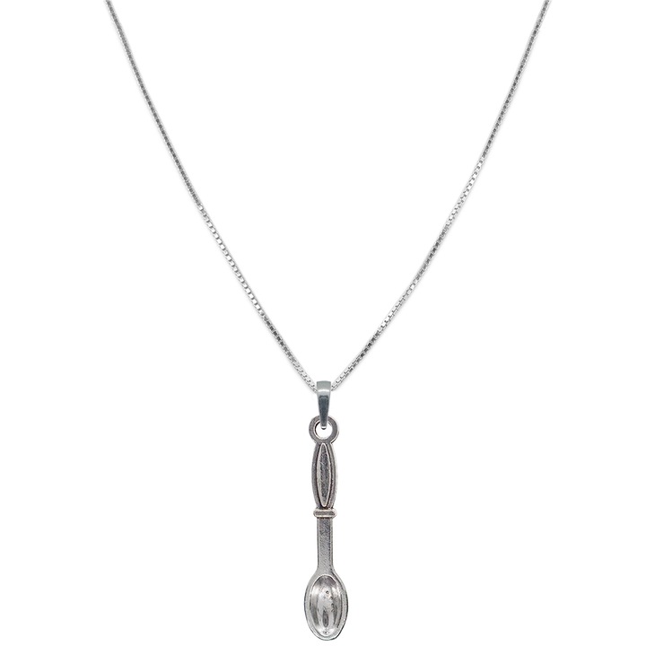 Egyedi ezüst lánc medál Spoon 9331VEN390 Dras 3372, Ezüstszín