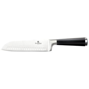 Cutit Santoku 17.5 cm din otel inoxidabil Black Silver Collection Berlinger Haus BH 2453 Cutit Santoku 17.5 cm din otel inoxidabil Black Silver Collection Berlinger Haus BH 2453