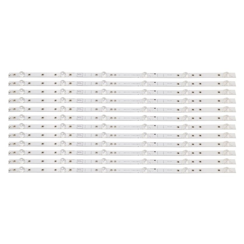 Set 12 barete led, compatibile, Hisense, 65 inch, 6 led