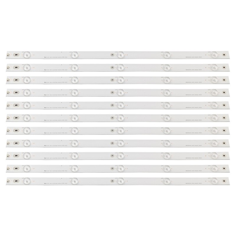 Set 11 barete led, compatibile, Hisense, 50 inch, 5 led