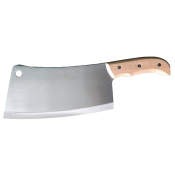 Satar din otel inoxidabil cu maner de lemn , 33x11 cm Satar din otel inoxidabil cu maner de lemn , 33x11 cm