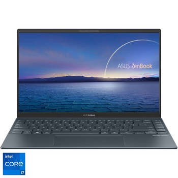 Laptop ultraportabil ASUS ZenBook 14 UX425EA cu procesor Intel® Core™ i7-1165G7, 14 Laptop ultraportabil ASUS ZenBook 14 UX425EA cu procesor Intel® Core™ i7-1165G7, 14