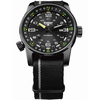 Ceas barbatesc Traser H3 107718 P68 Pathfinder Automatic 46mm, 10ATM, Negru Ceas barbatesc Traser H3 107718 P68 Pathfinder Automatic 46mm, 10ATM, Negru