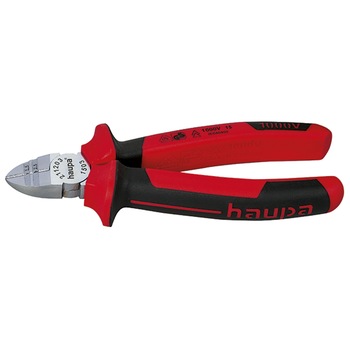 Cleste de taiat diagonal 160 mm, Haupa, cu functie dezizolare, 1000V Cleste de taiat diagonal 160 mm, Haupa, cu functie dezizolare, 1000V
