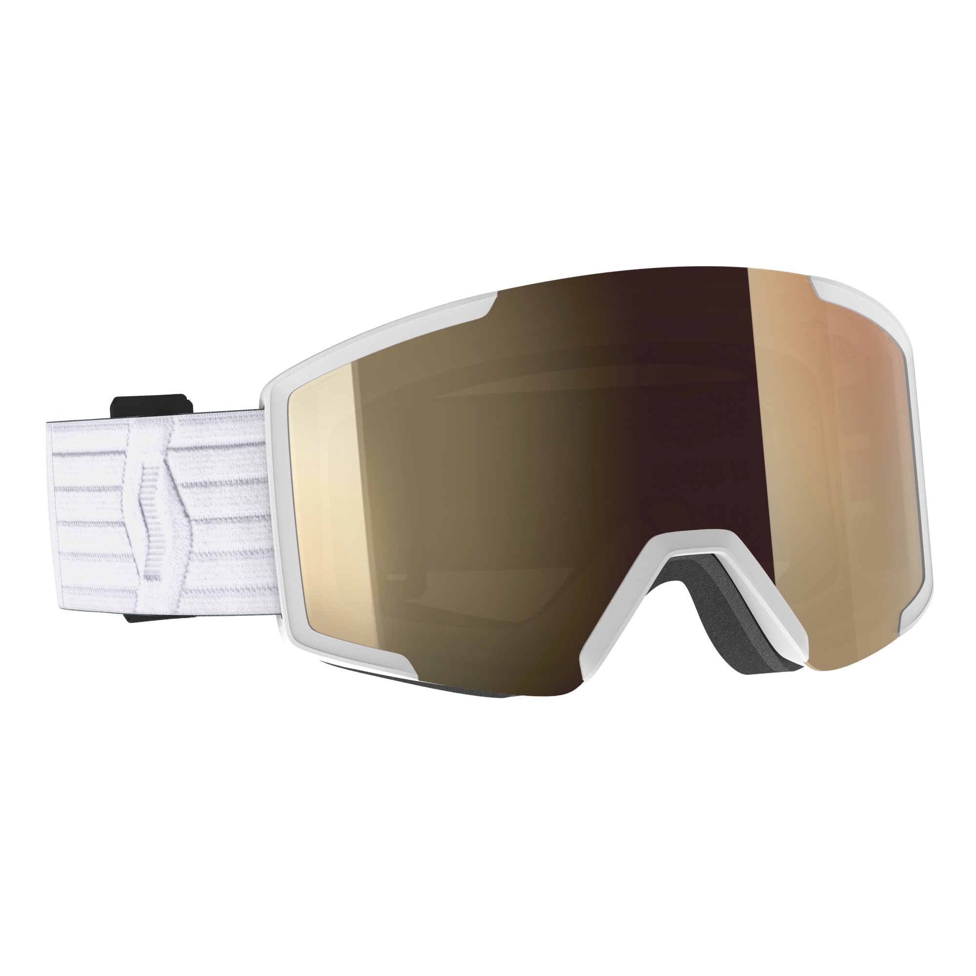 Ochelari ski Scott Shield LS,Alb/Bronze