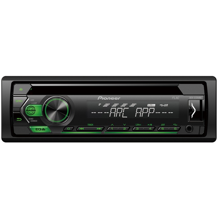 Pioneer DEH-S120UBG Autórádió, CD-s, USB, zöld