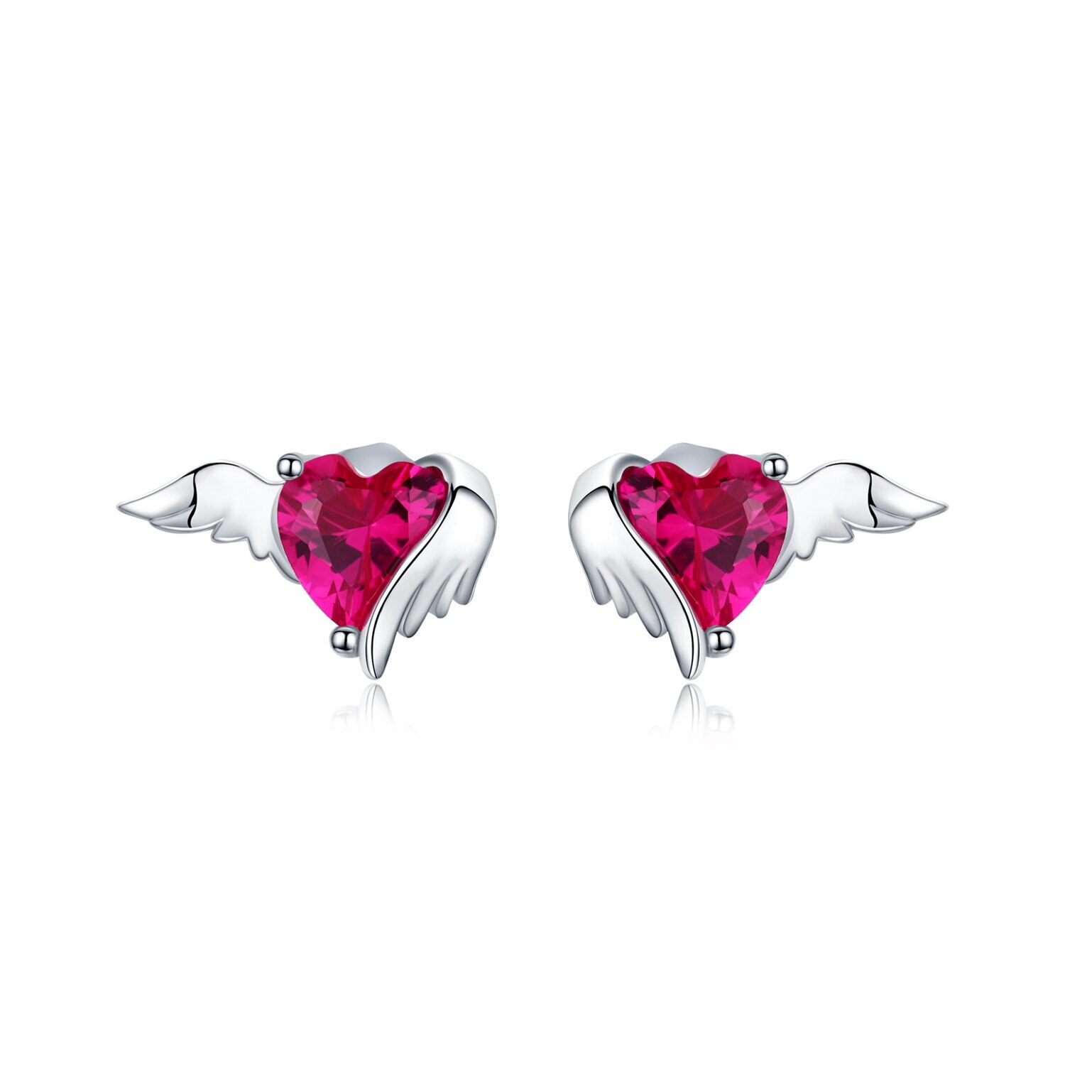 Cercei din argint Open Heart Wins