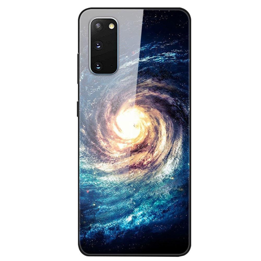 Husa Samsung Galaxy S20 model Glass Galaxy, Antisoc, TPU Hybrid, Viceversa Multicolor