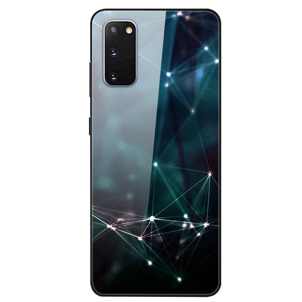 Husa Samsung Galaxy S20 model Glass Crystal Dna, Antisoc, TPU Hybrid, Viceversa Multicolor