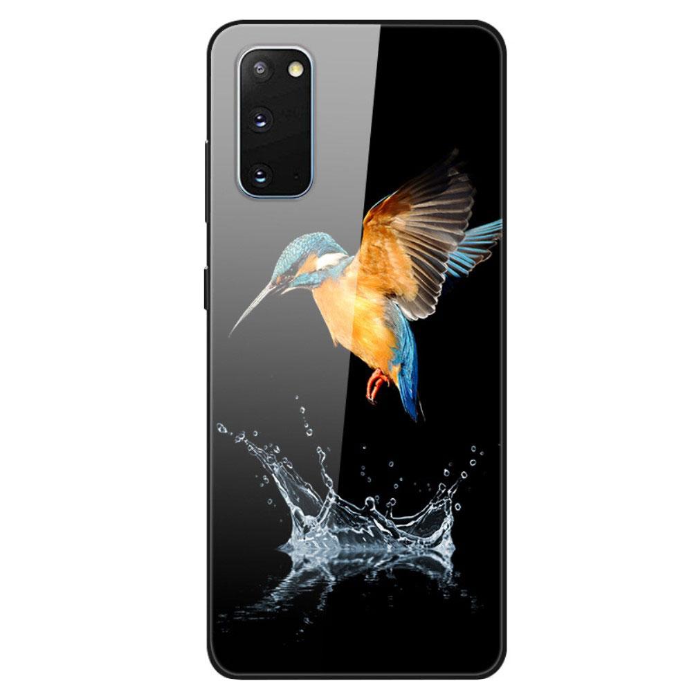 Husa Samsung Galaxy S20 model Glass Colibri, Antisoc, TPU Hybrid, Viceversa Multicolor