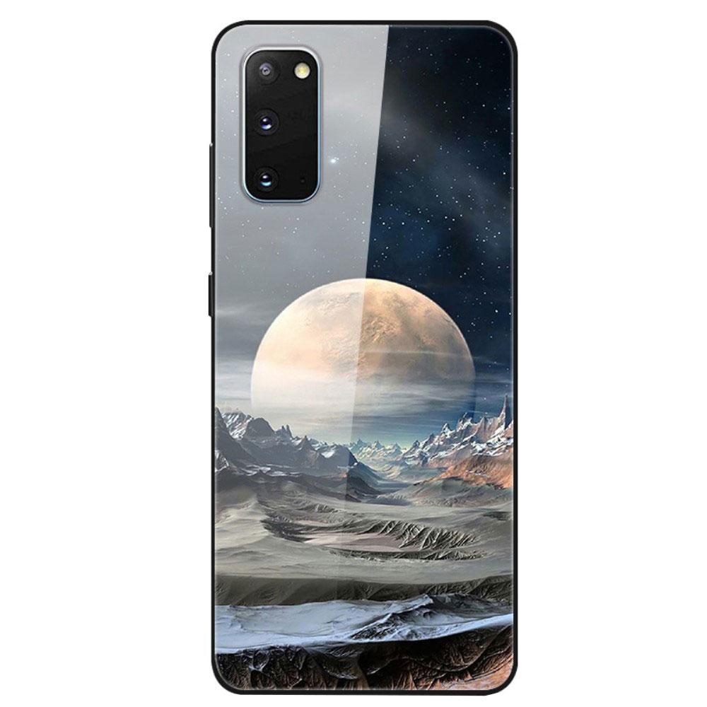Husa Samsung Galaxy S20 model Glass Snowball Planet, Antisoc, TPU Hybrid, Viceversa Multicolor