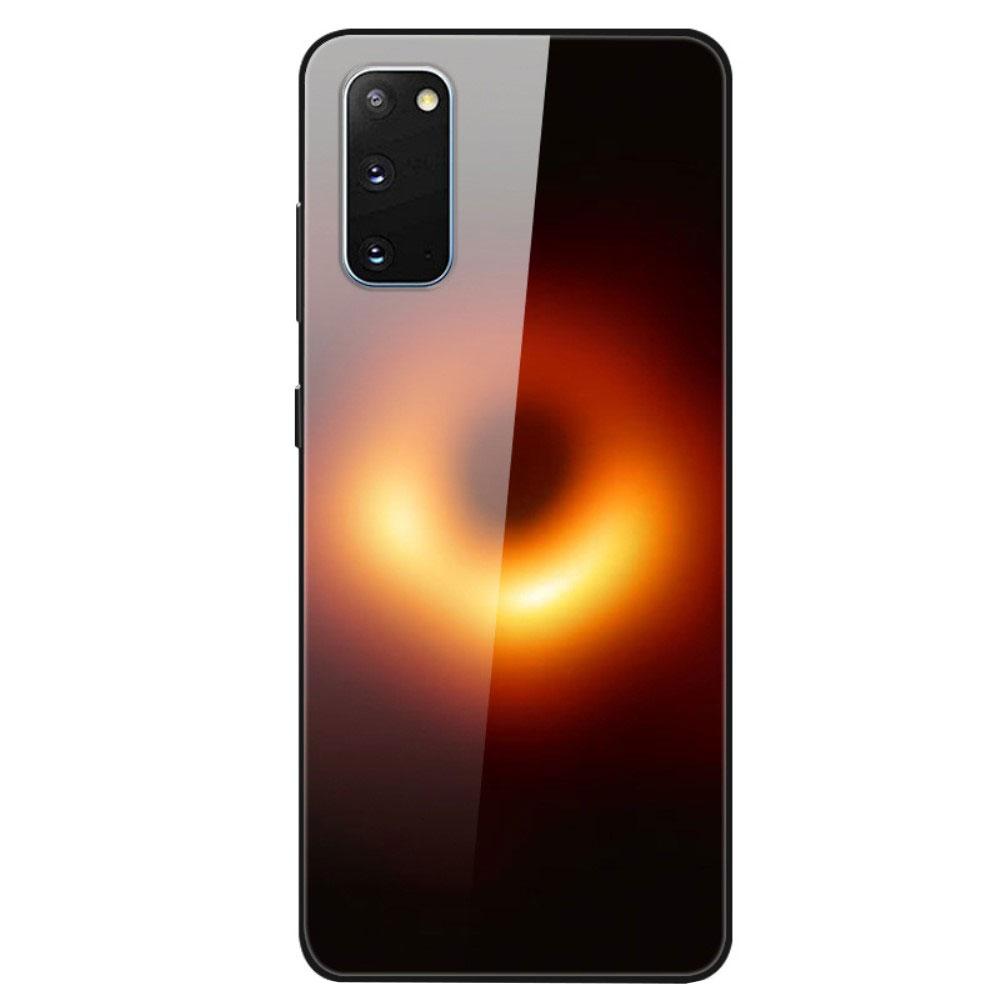 Husa Samsung Galaxy S20 model Glass Black Hole, Antisoc, TPU Hybrid, Viceversa Multicolor