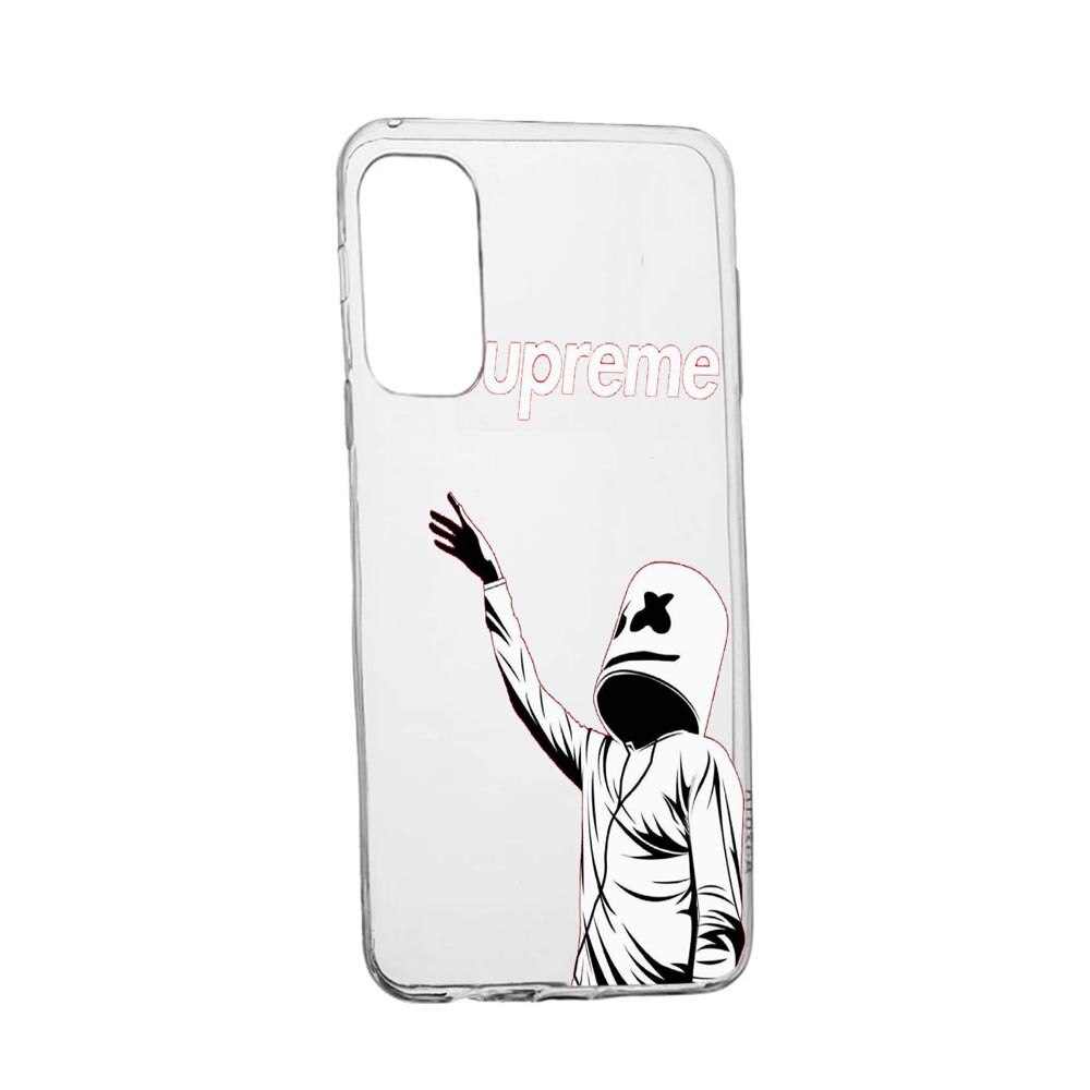 Husa Silicon Supreme, Marshmello, Compatibila Cu Vivo X60 Pro, rezistenta la uzura, anti-alunecare, 255