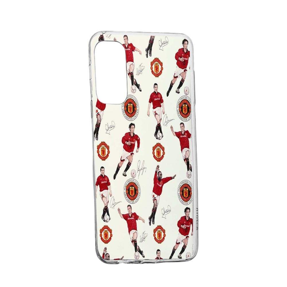 Husa Silicon Football, Manchester United, Compatibila cu Samsung Galaxy S20 FE 5G, rezistenta la uzura, anti-alunecare, 234