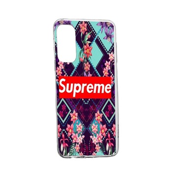 Husa Supreme, Flowers, pentru LG K52, rezistenta la uzura, anti-alunecare, 261 Husa Supreme, Flowers, pentru LG K52, rezistenta la uzura, anti-alunecare, 261