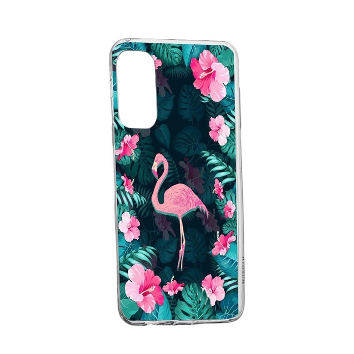 Калъф Flamingo, Floral, за Oppo Reno 4 5G, устойчив на износване, противоплъзгащ се, 247