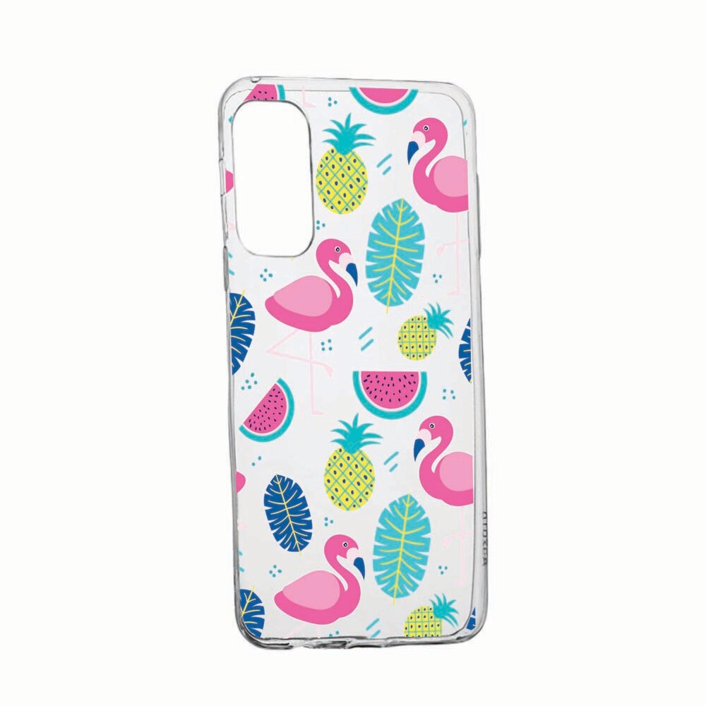 Husa pentru OnePlus 8T, Flamingo, rezistenta la uzura, anti-alunecare, 91