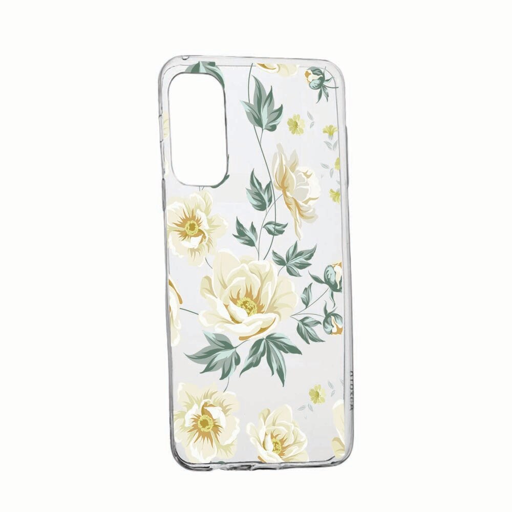 Husa Silicon Compatibila Cu OnePlus 9 Pro, Flowers, rezistenta la uzura, anti-alunecare, 126