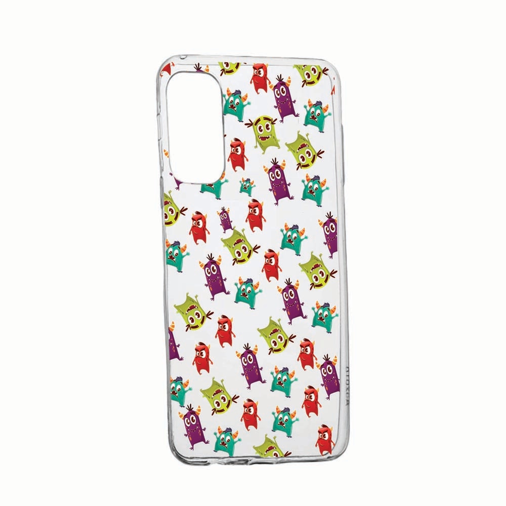 Husa Silicon Compatibila Cu Xiaomi Redmi Note 10 5G, Monsters, rezistenta la uzura, anti-alunecare, 121